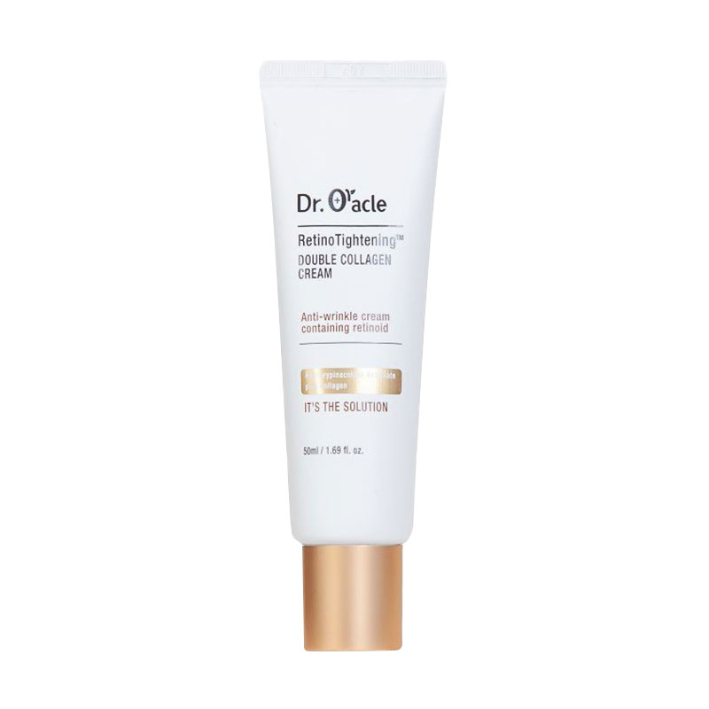 Антивіковий крем для обличчя Dr. Oracle Retino Tightening Double Collagen Cream з ретинолом та колагеном, 50 мл